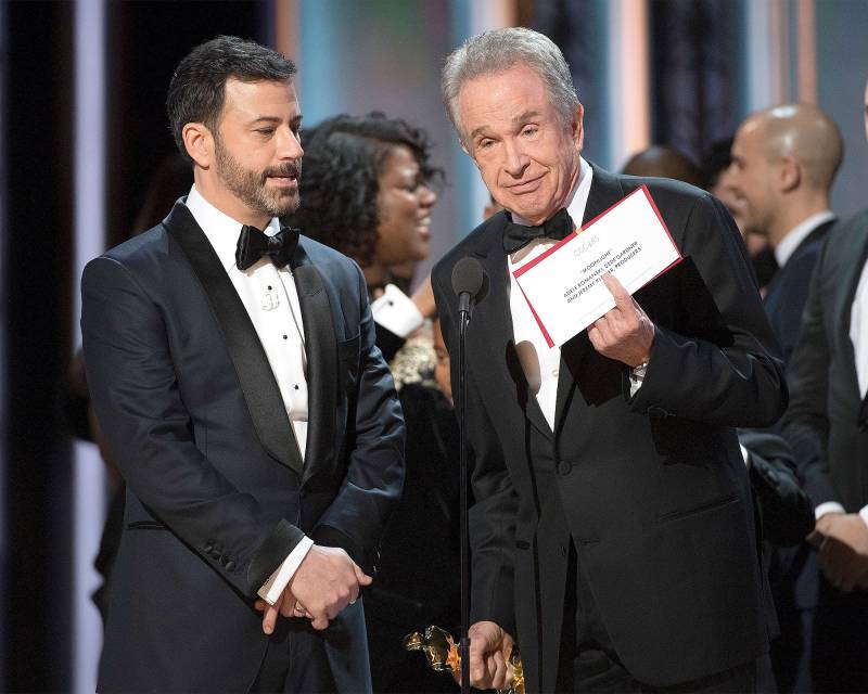 Jimmy Kimmel and Warren Beatty