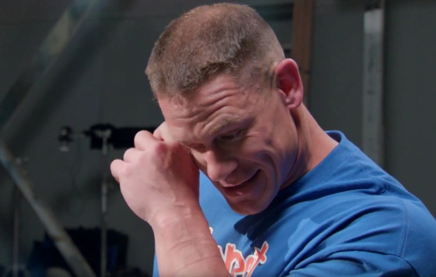 John Cena Breaks Down Into Tears After Surprise From Fans Video Us Weekly 3800