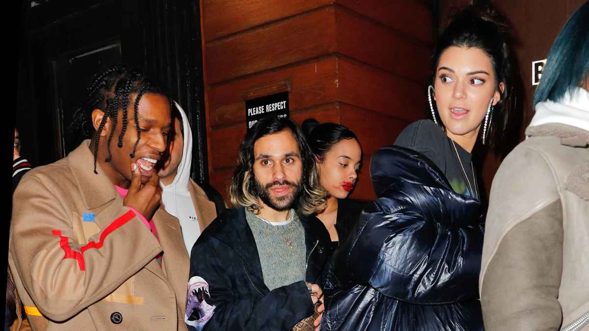 Kendall Jenner can't wipe the grin from her face as she shops with A$AP  Rocky in New York - Mirror Online