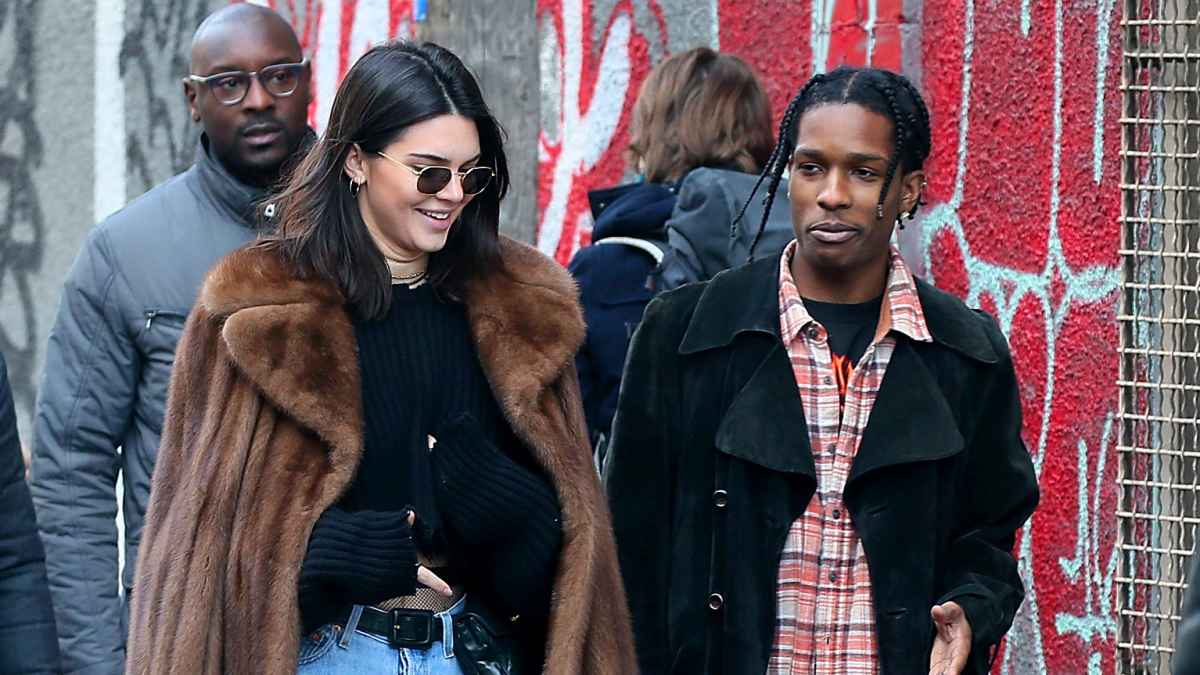 Kendall Jenner, A$AP Rocky Visit Paris Flea Market: Pics