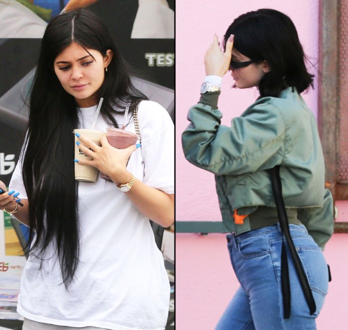 Kylie Jenner Steps Out Without Hair Extensions Pics