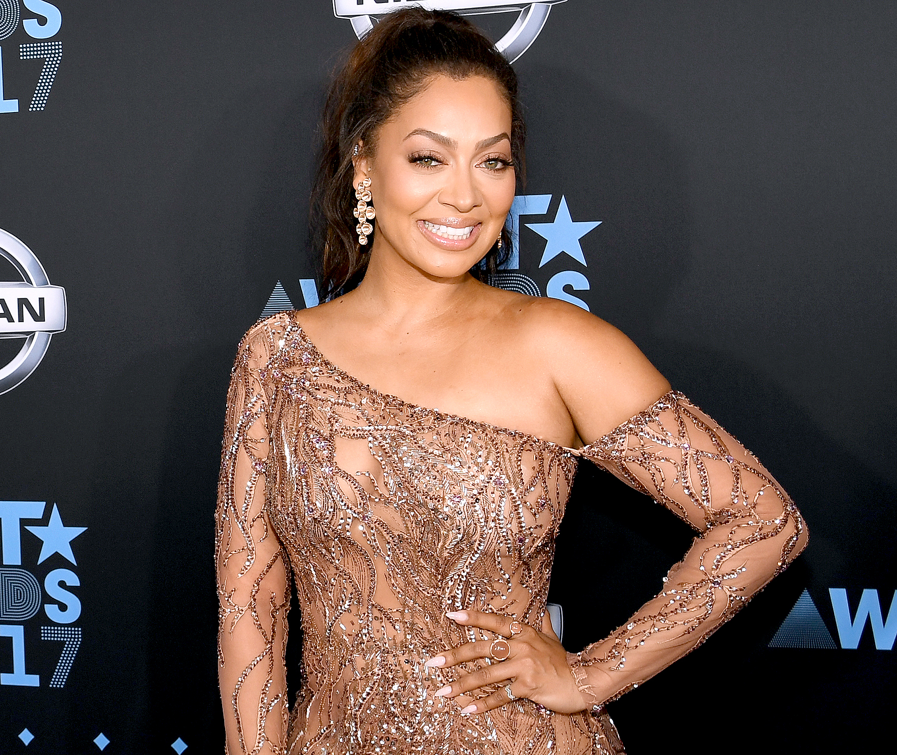 La La Anthony Flaunts Sexy Booty and Perfect Feet With Tattoos