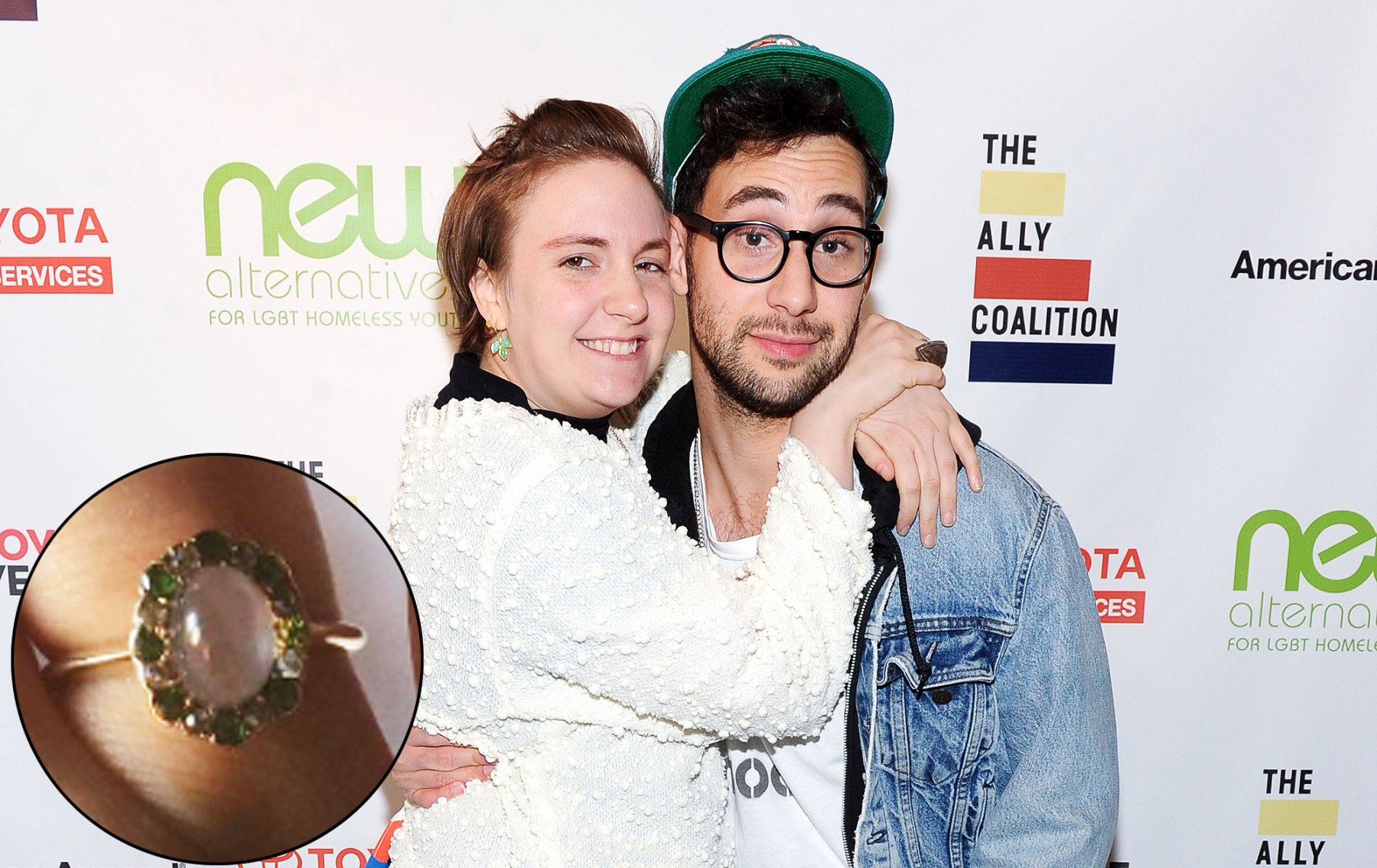 See Lena Dunham's Anniversary Ring From Boyfriend Jack Antonoff