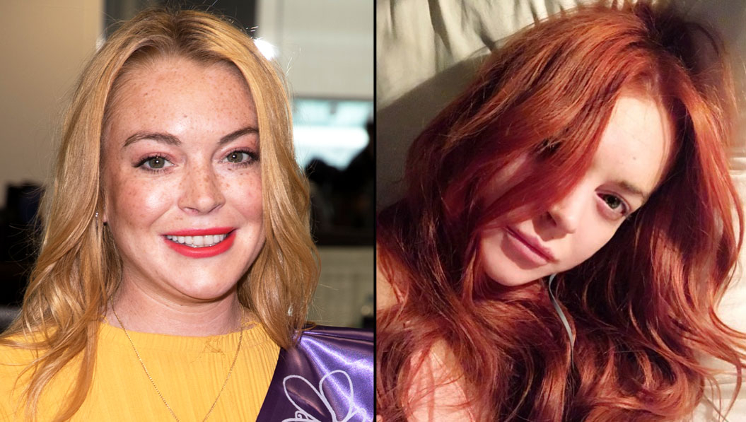 Red Hair On Lindsay Lohan And Rihanna Before After Pics