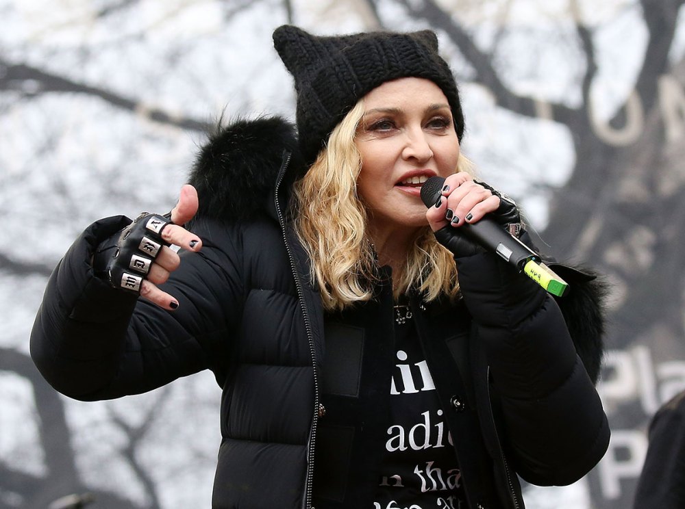Madonna at the Women's March on Washington
