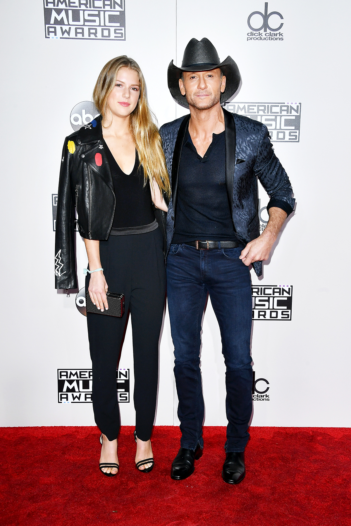 EXCLUSIVE: Tim McGraw Reveals the One Thing His Daughter Forbid Him to Do  at AMAs