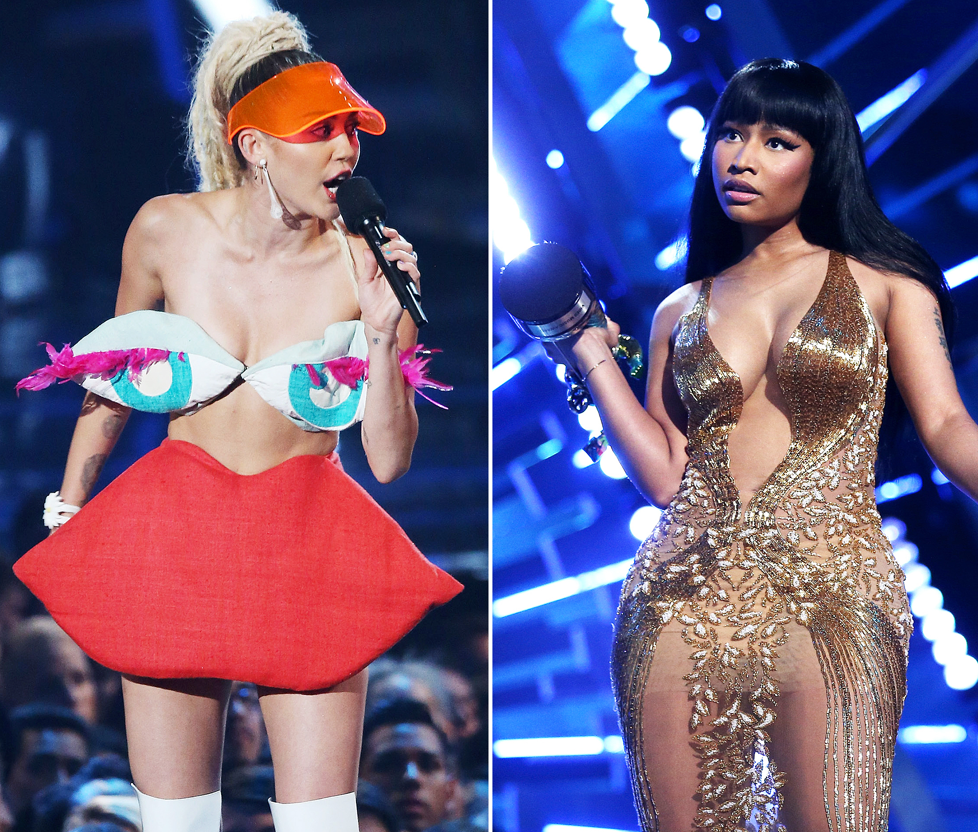PICS] Nicki Minaj's Nip Slip — Singer Wears No Bra Under Jacket – Hollywood  Life