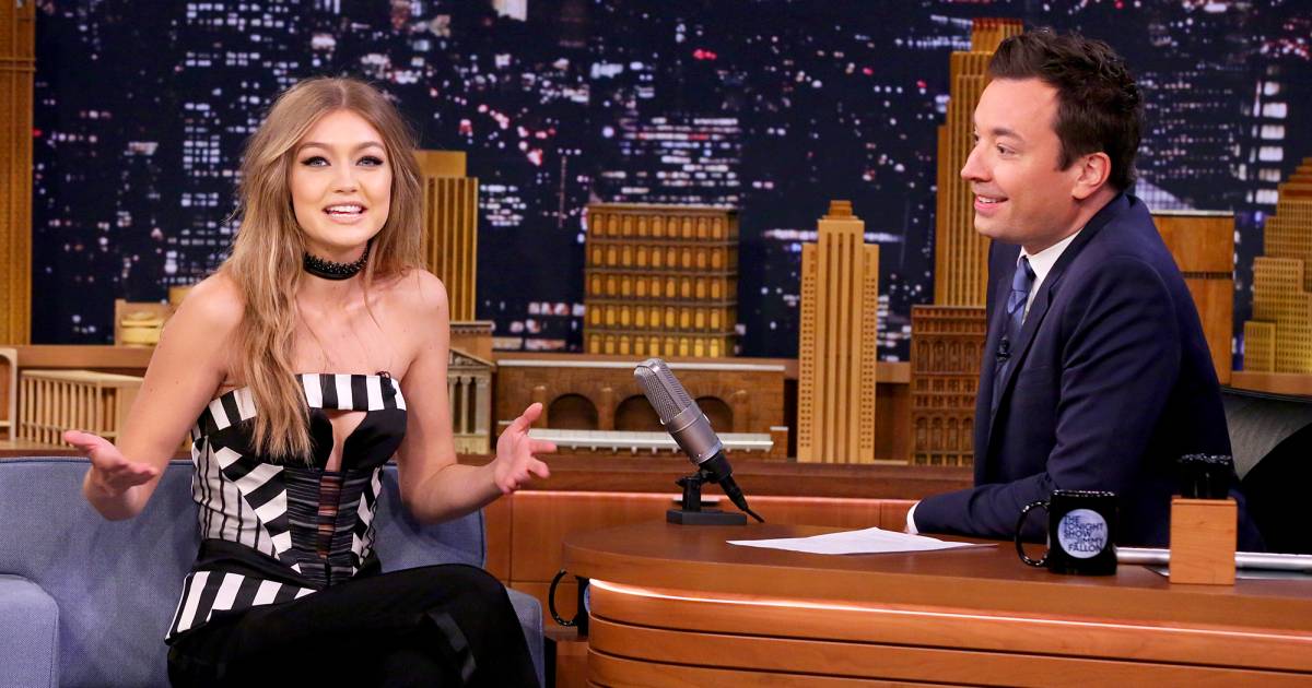 Gigi Hadid the Tonight Show Starring Jimmy Fallon May 16, 2016