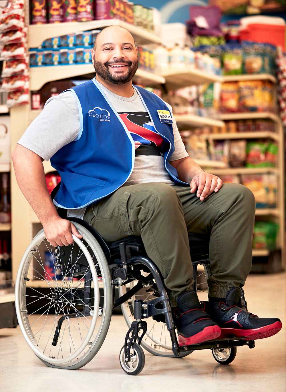 54 Build Presents Colton Dunn Discussing Superstore Stock Photos
