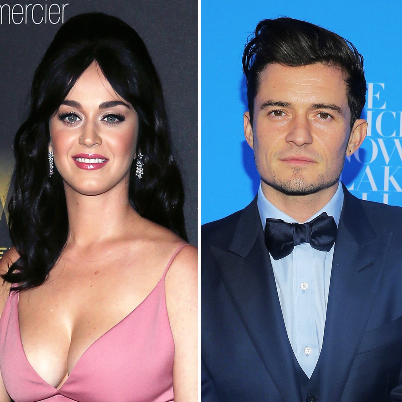 Katy Perry and Orlando Bloom Kiss, Hold Hands at Grammys Party Us Weekly