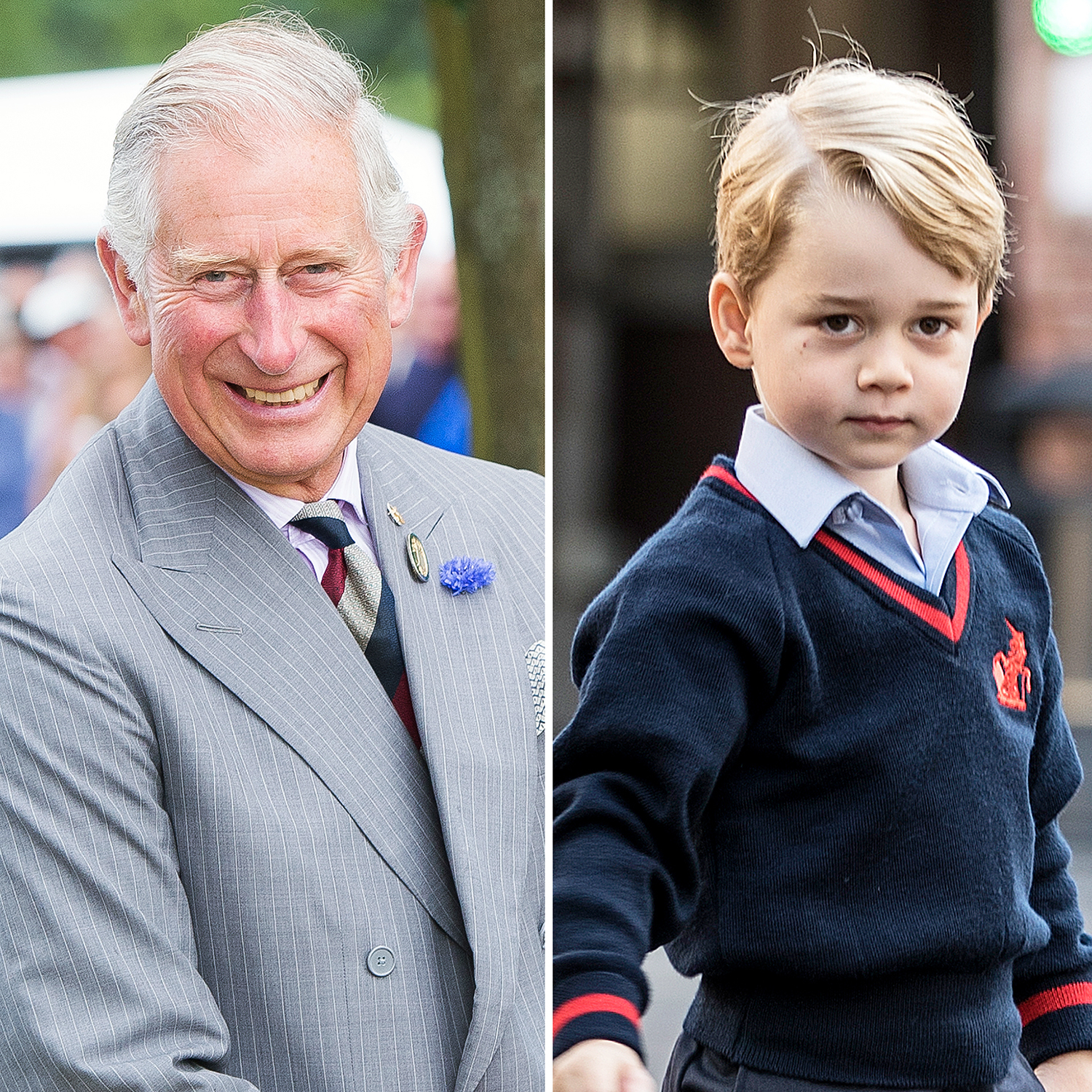 Принц Чарльз с внуком Джорджем