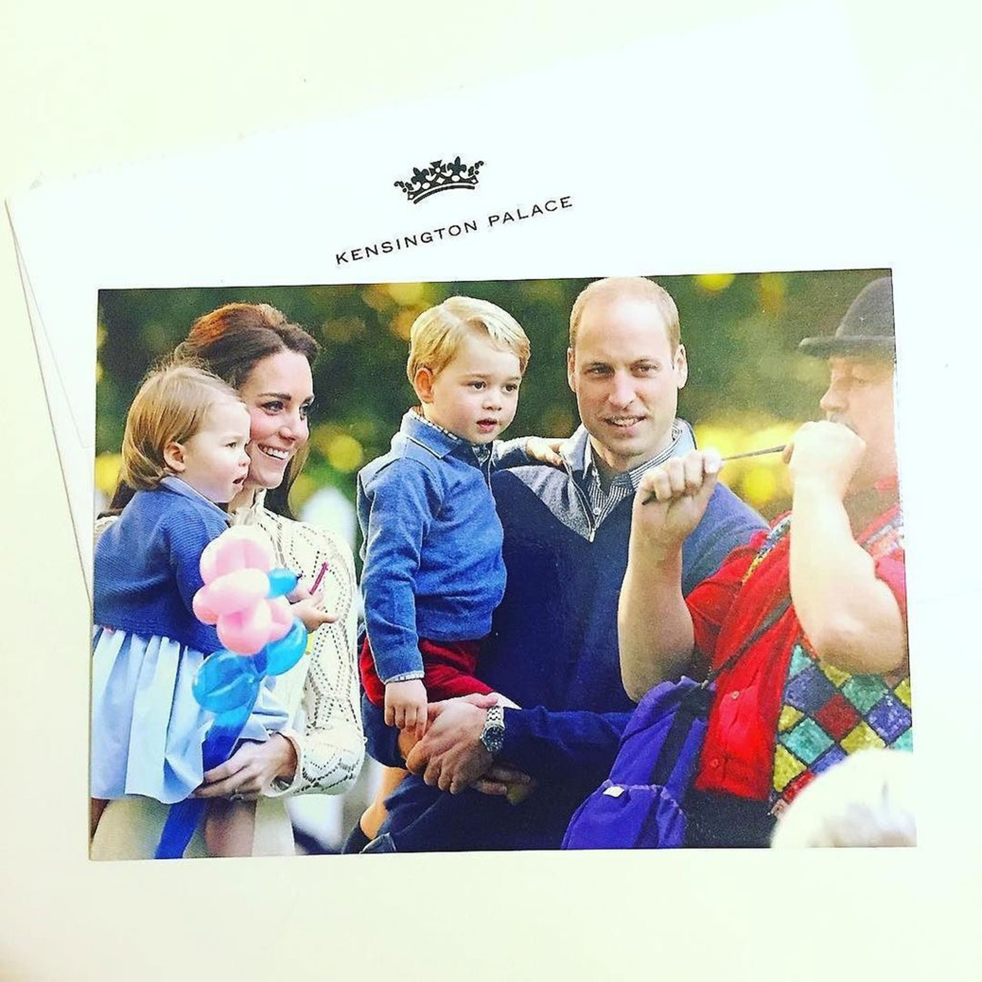 Duchess Kate, Prince William's 2016 Family Christmas Card Revealed