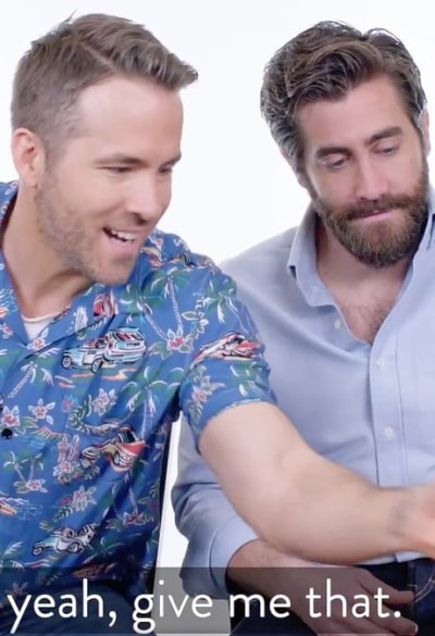 Ryan Reynolds Jake Gyllenhaals Bromance Heats Up In New Video Us Weekly 