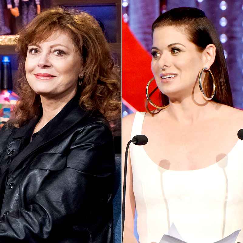 Susan Sarandon and Debra Messing