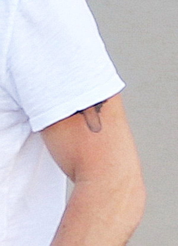 Brad Pitt Shows Off Hint of New Motorcycle Tattoo: Pics | Us Weekly